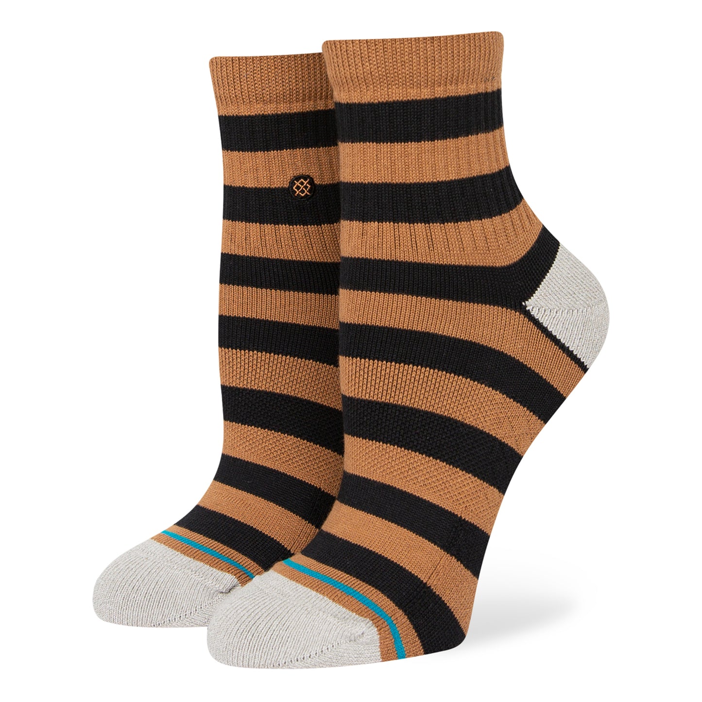 Stance Anything Quarter Socks (Small, Blackbrown)