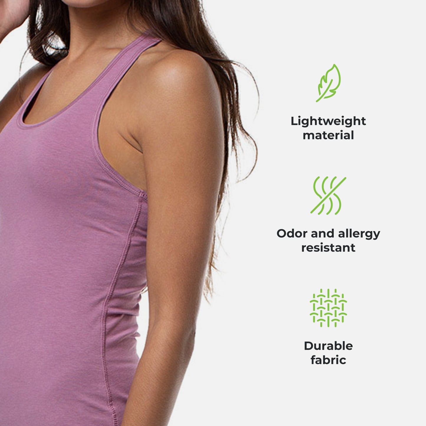 Cariloha Bamboo Racerback Tank - Workout Tank Top for Women - Large - Rosewater