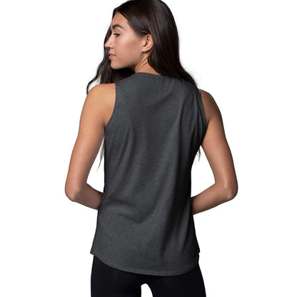 Cariloha Women's Bamboo Sleeveless - Moisture Wicking Workout Tank Top for Women - Small - Carbon Heather