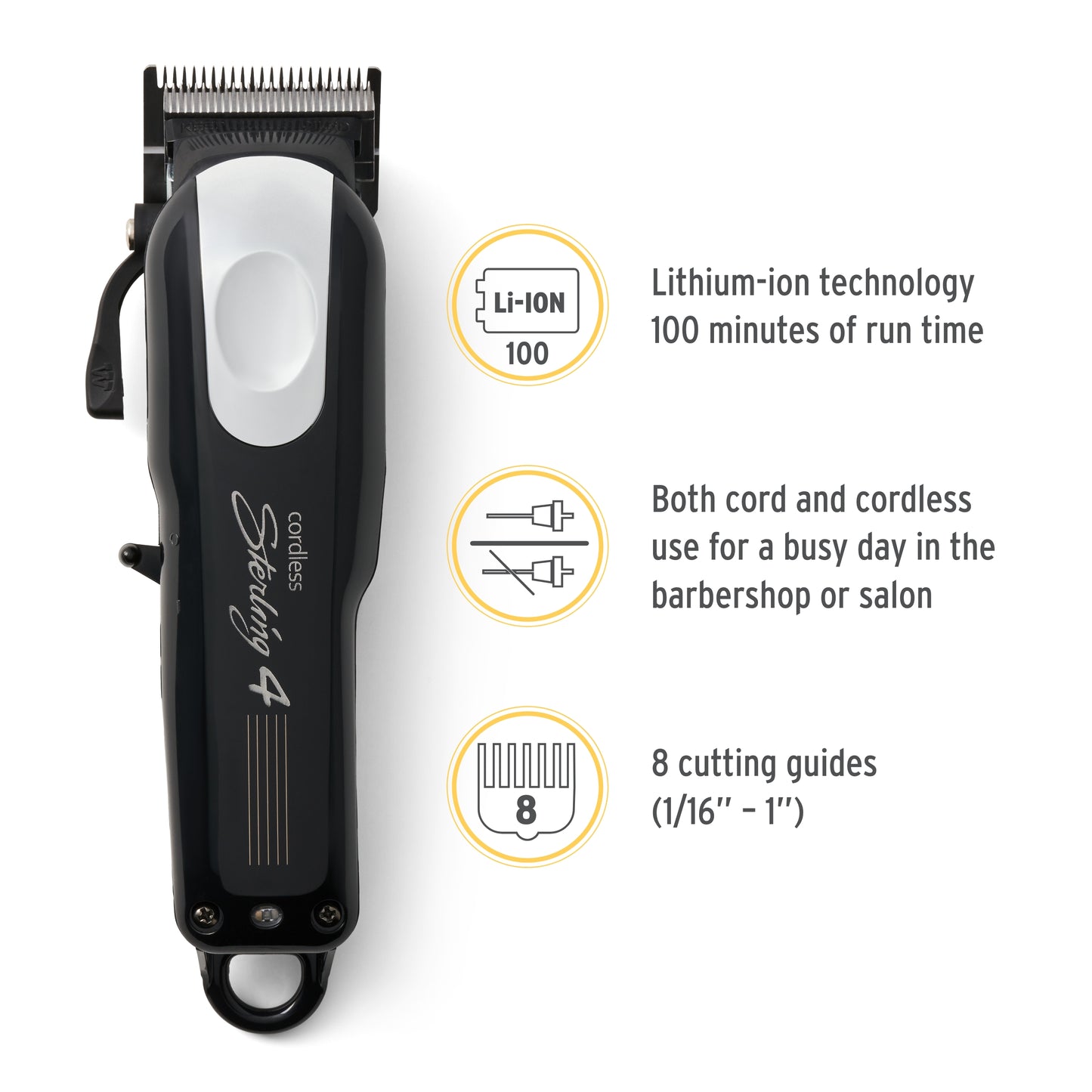 Wahl Professional - Sterling 4 Cordless Hair Clipper and Sterling Mag Trimmer Set - Barber-Quality Hair Cutting Tools