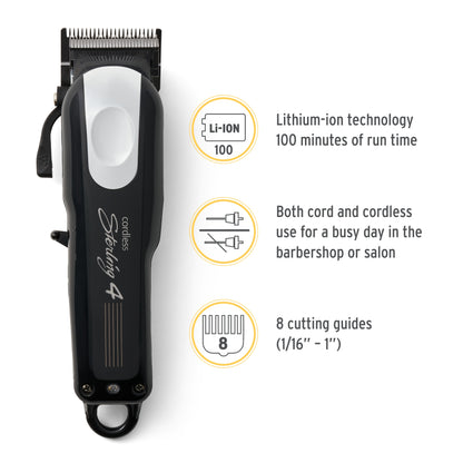 Wahl Professional - Sterling 4 Cordless Hair Clipper and Sterling Mag Trimmer Set - Barber-Quality Hair Cutting Tools