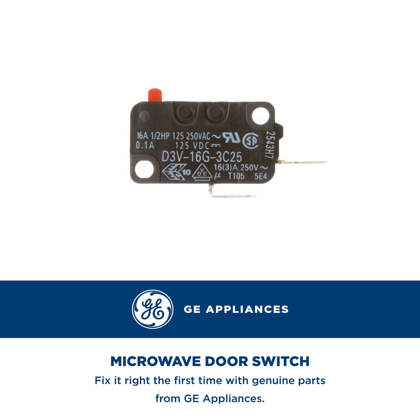 GE Appliances WB24X829 Microwave Micro-Switch