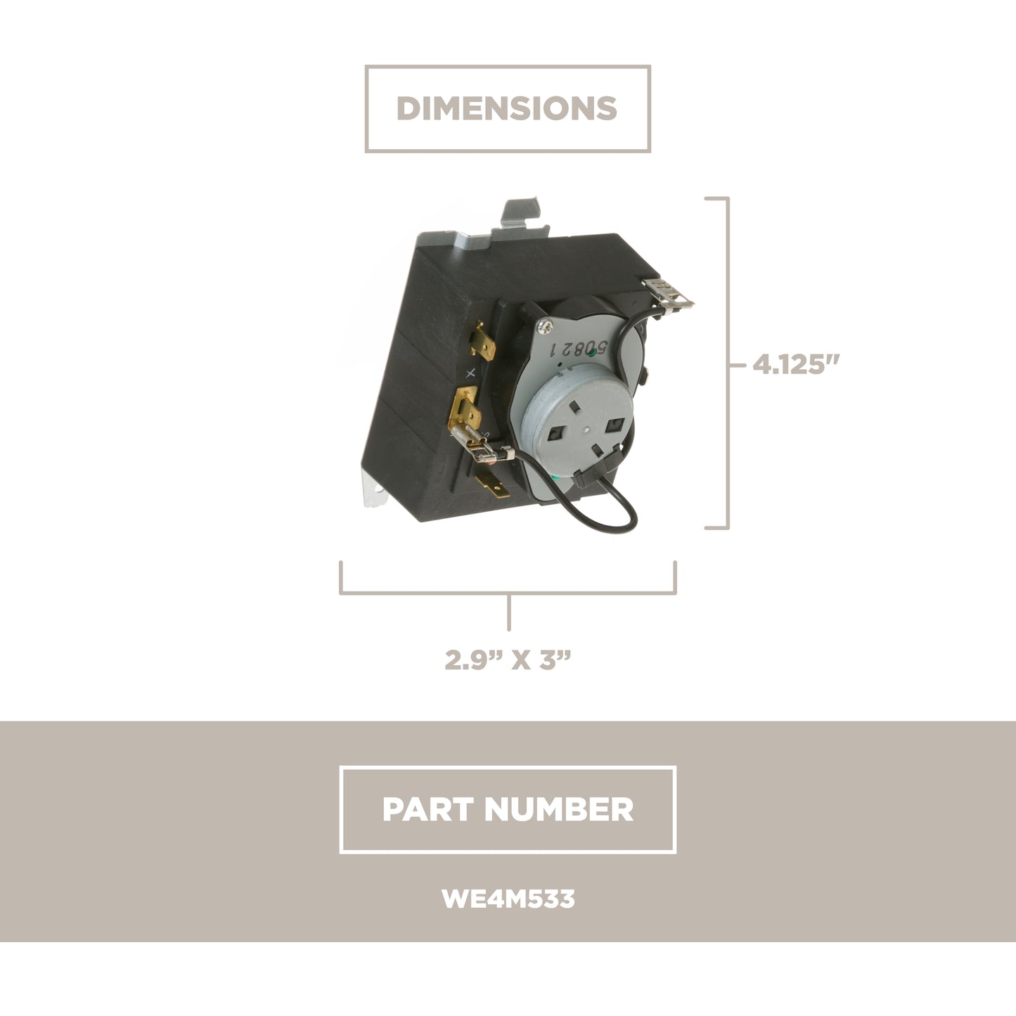 GE Appliances WE4M533 Timer