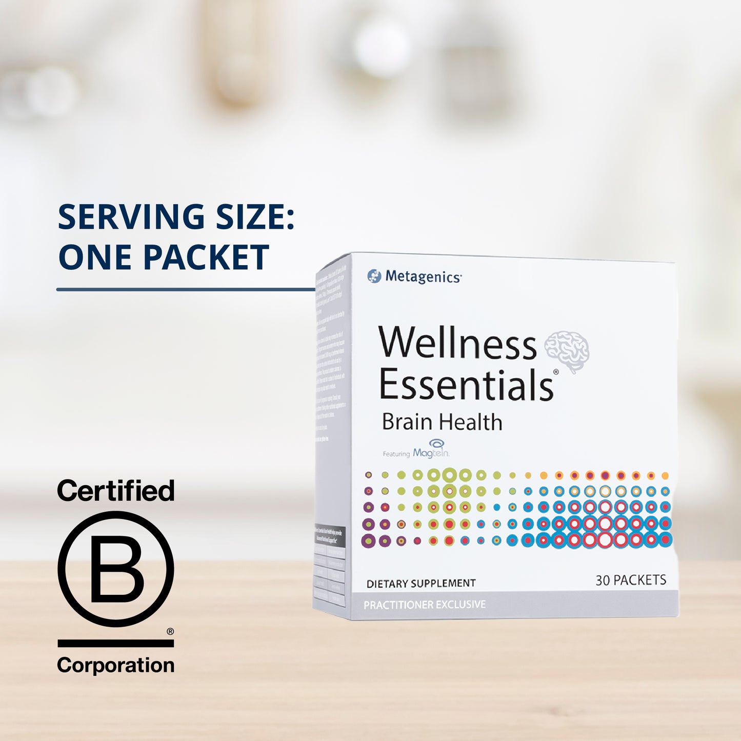 Metagenics Wellness Essentials Brain Health ‚Äì Comprehensive Support for Cognitive Function and Brain Health* ‚Äì 30 Daily Packets