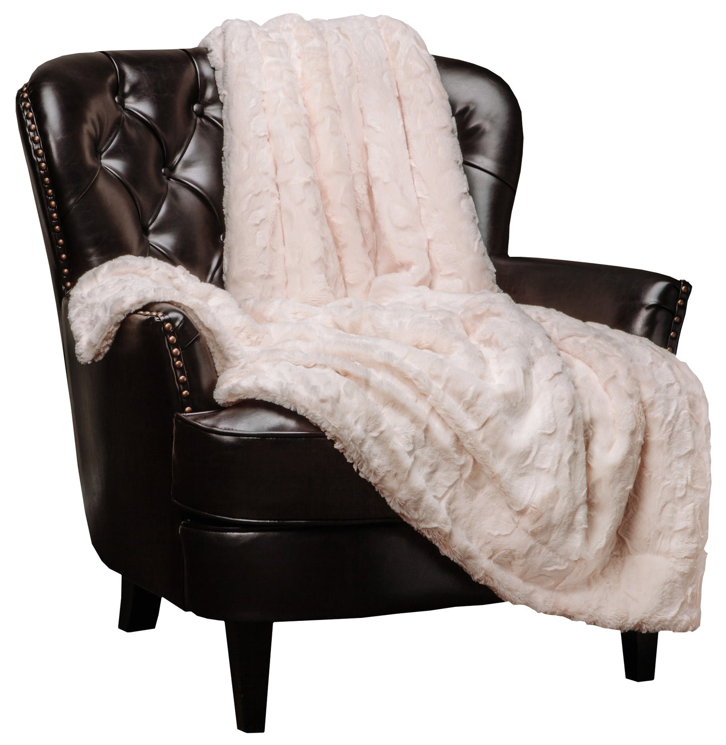 Chanasya Super Soft Fuzzy Faux Fur King Bed Blankets - Fluffy Plush Lightweight Cozy Snuggly with Reversible Sherpa for Living Room Bedroom - Off White Fall Winter Home Bedding (King) Ivory Blanket
