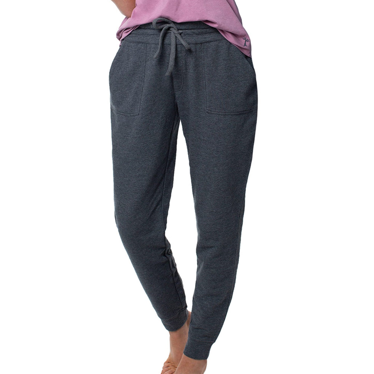 Cariloha Women's Bamboo Jogger - Moisture Wicking Athletic Sweatpants for Yoga, Running, or The Gym - Small - Carbon Heather