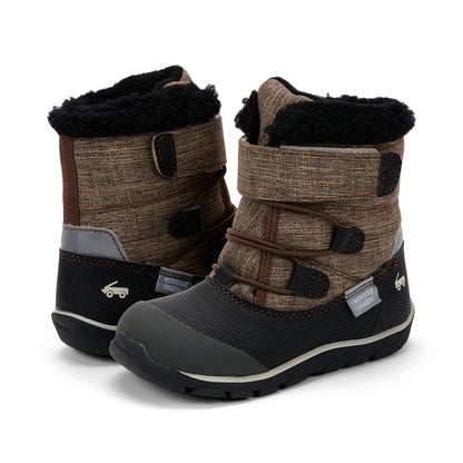 See Kai Run - Gilman Waterproof Insulated Boot for Little Kids, Brown/Black, Little Kid 11