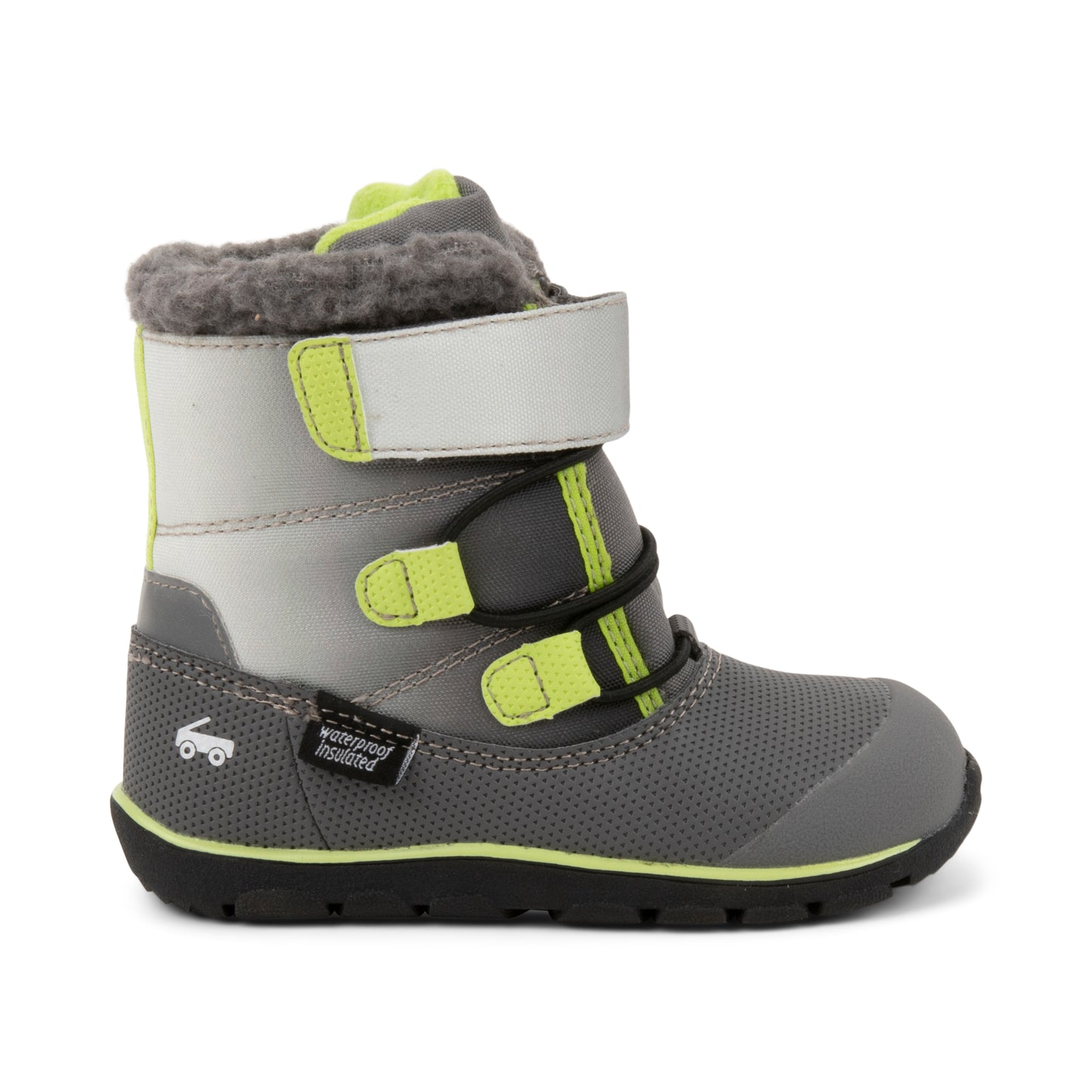 See Kai Run - Gilman Waterproof Insulated Boot for Little Kids, Gray/Gradient, Toddler 4
