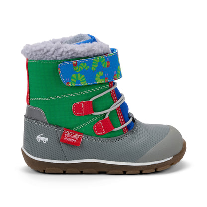See Kai Run - Gilman Waterproof Insulated Boot for Little Kids, Hungry Caterpillar, Toddler 4