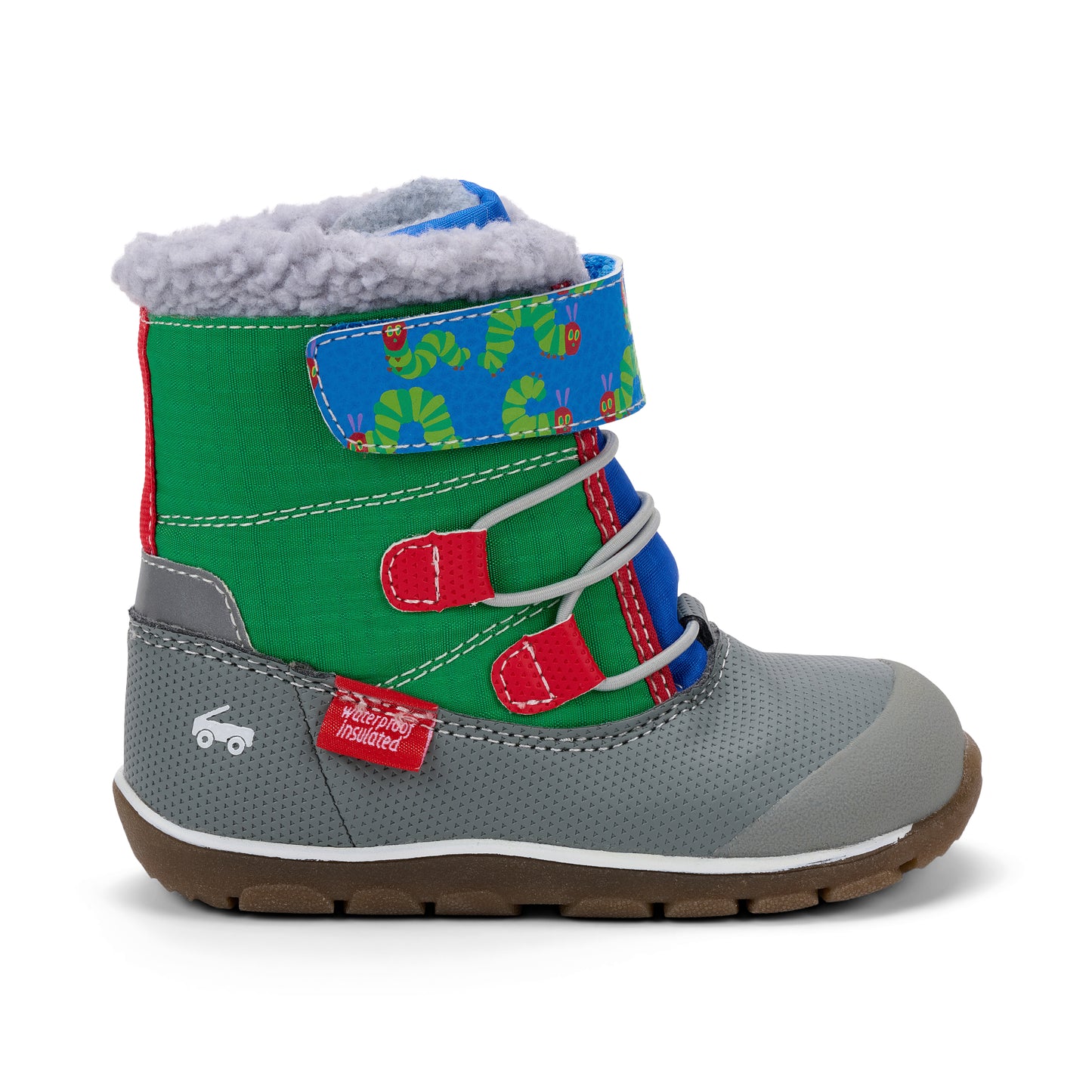 See Kai Run - Gilman Waterproof Insulated Boot for Little Kids, Hungry Caterpillar, Toddler 8