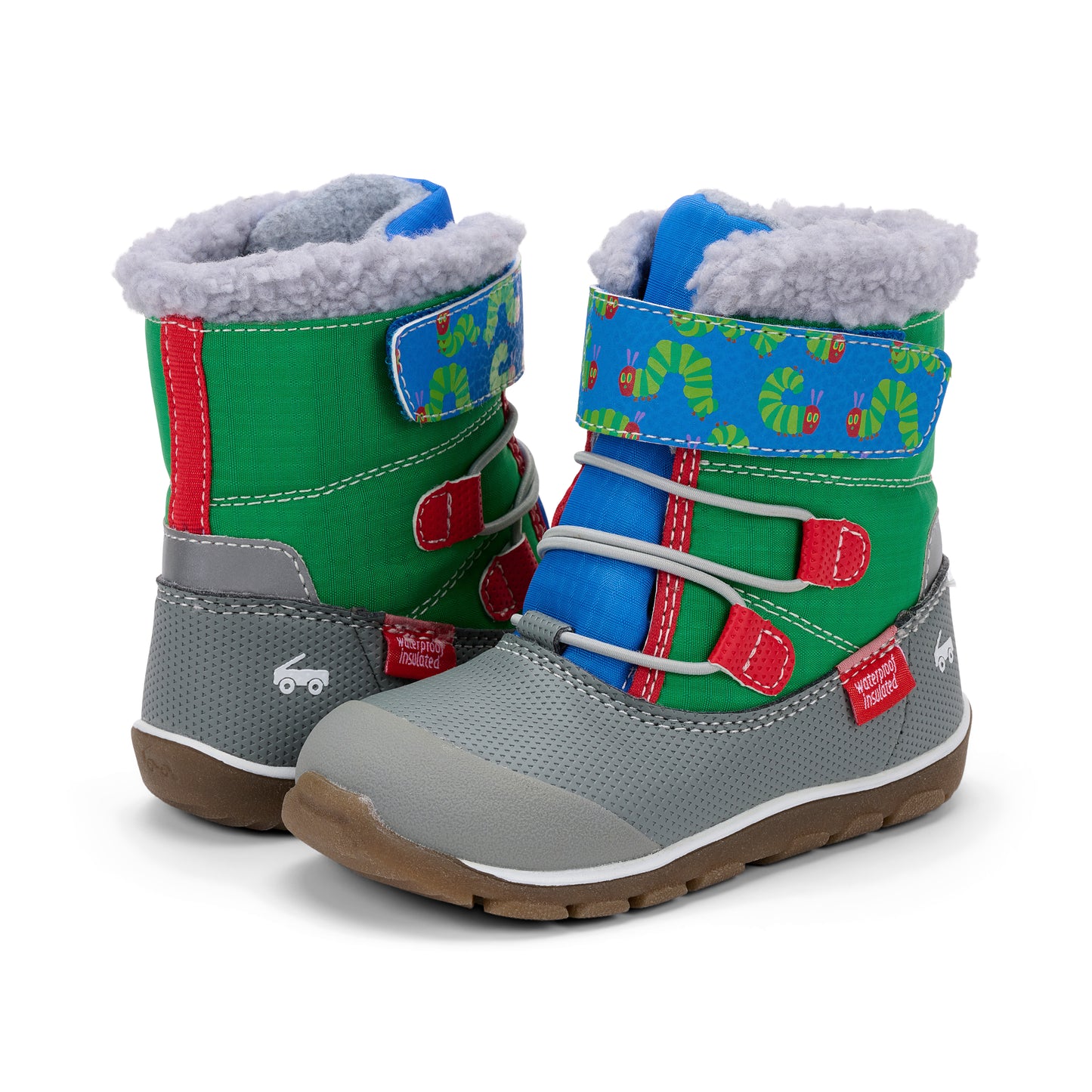 See Kai Run - Gilman Waterproof Insulated Boot for Little Kids, Hungry Caterpillar, Toddler 7