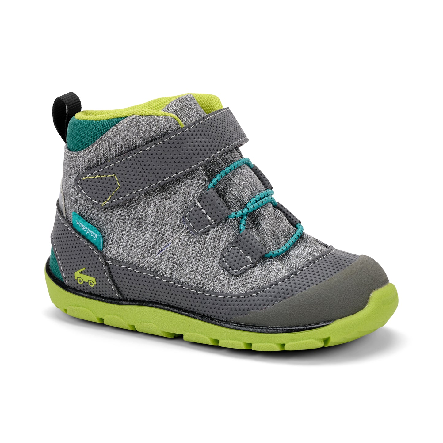 See Kai Run - Sam II Waterproof Boot for Little Kids, Gray, Toddler 4