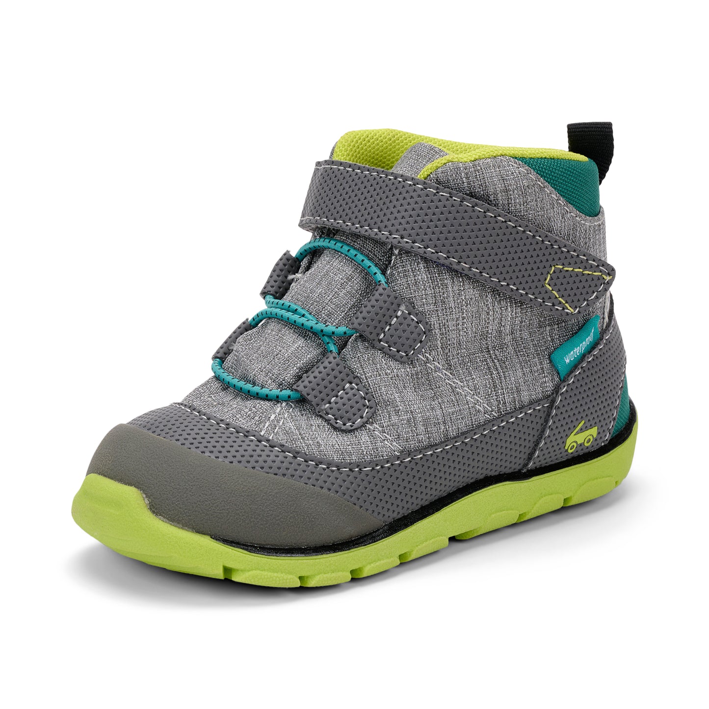 See Kai Run - Sam II Waterproof Boot for Little Kids, Gray, Toddler 9
