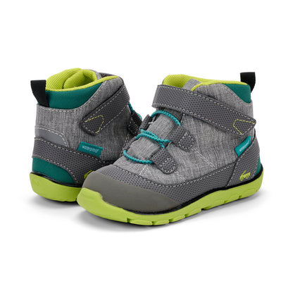 See Kai Run - Sam II Waterproof Boot for Little Kids, Gray, Toddler 7