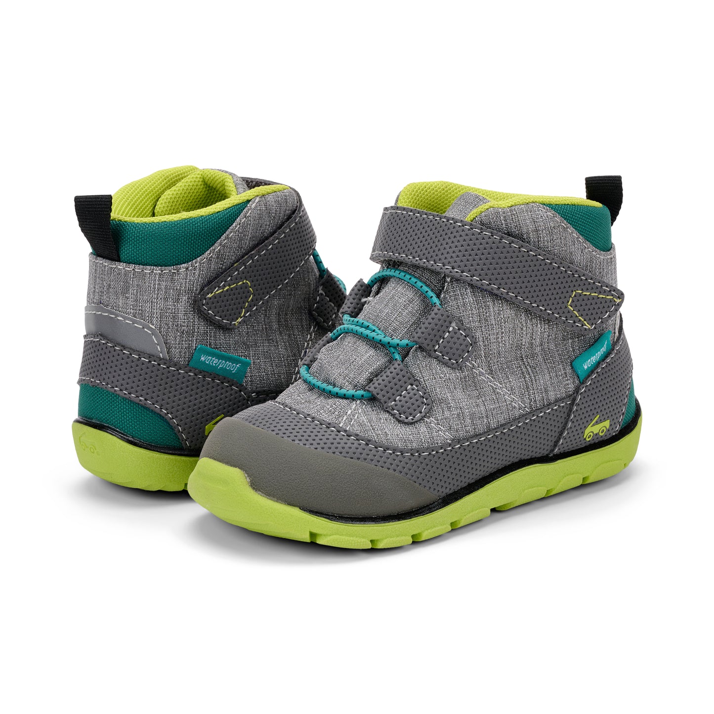 See Kai Run - Sam II Waterproof Boot for Little Kids, Gray, Toddler 6