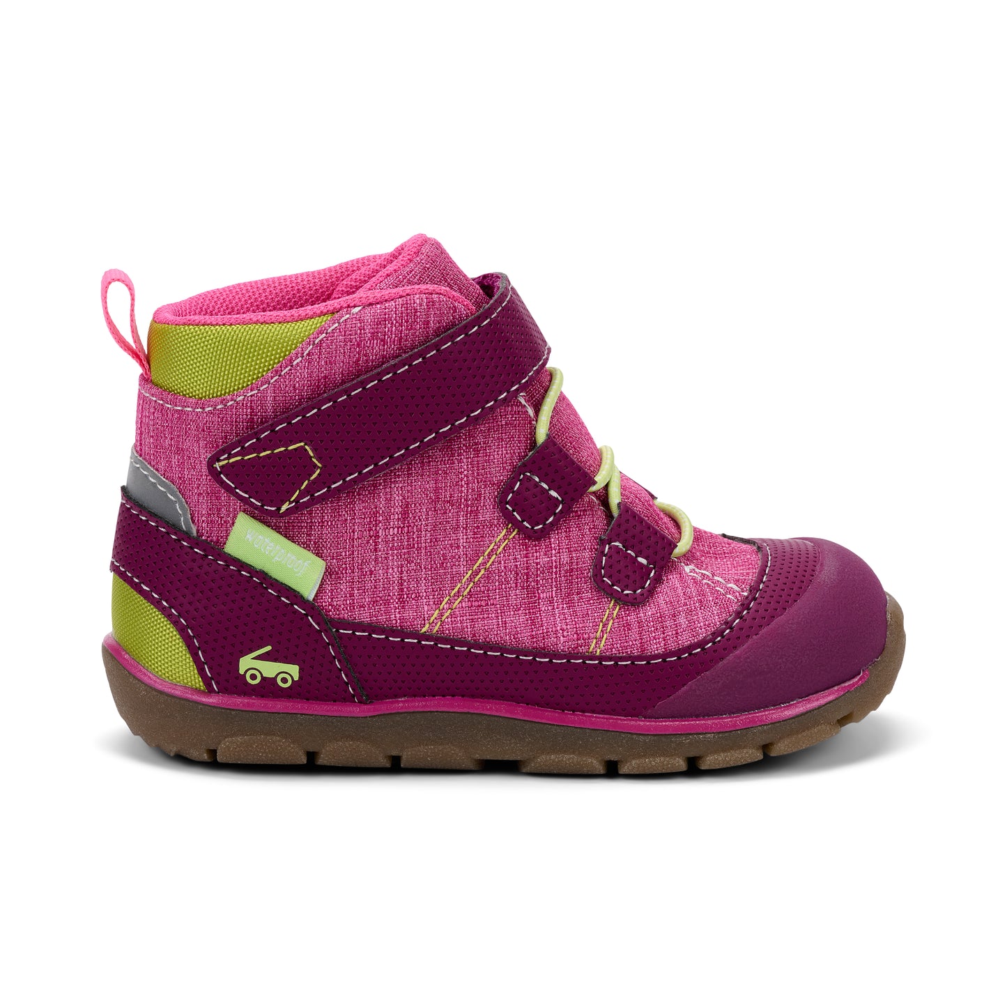 See Kai Run - Sam II Waterproof Boot for Little Kids, Berry, Toddler 4