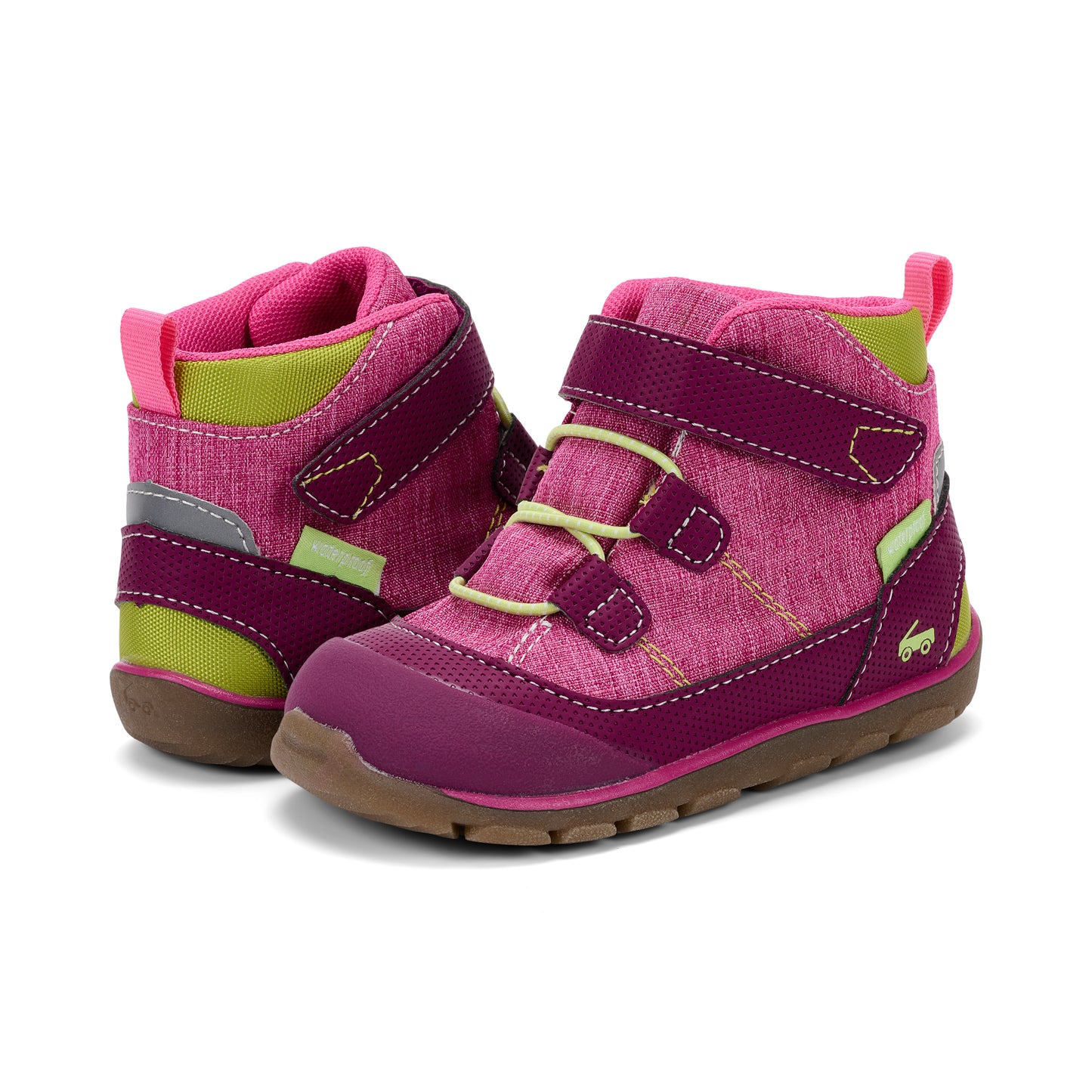 See Kai Run - Sam II Waterproof Boot for Little Kids, Berry, Toddler 7