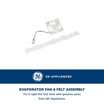 GE Appliances WR60X10352 Refrigerator Evaporator Fan Motor and Blade