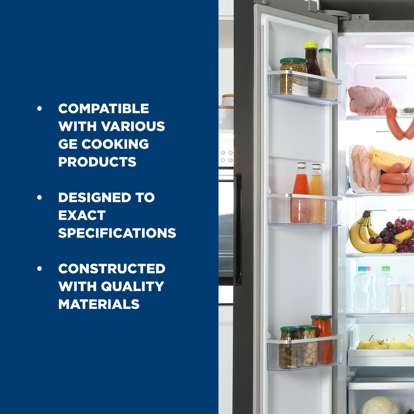 GE Appliances WR71X10973 Refrigerator Door Bin, Center