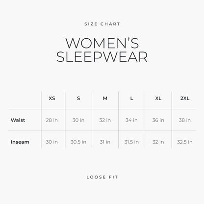 Cariloha - Women's Sleep Pant - Coastal Gray Leaf - XL