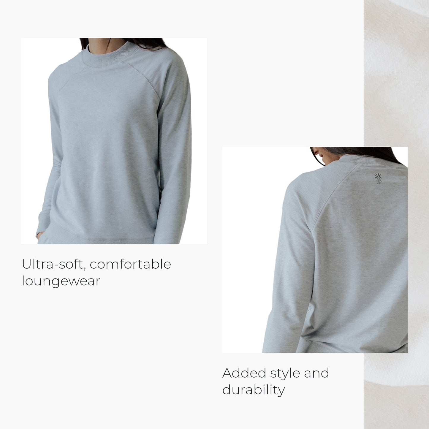 Cariloha - Women's Pullover Sweatshirt - Light Heather Gray - XL