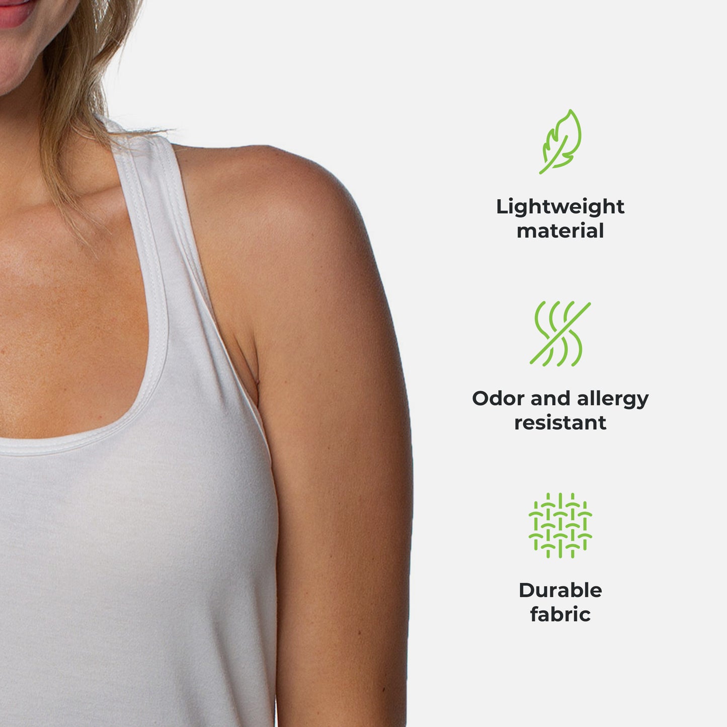 Cariloha Bamboo Racer Tank - White M