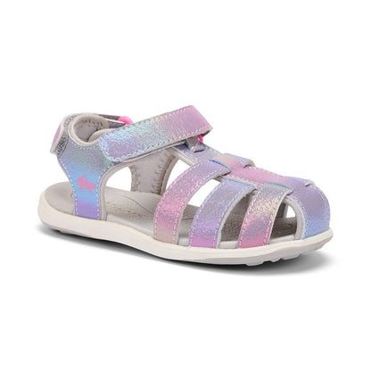 See Kai Run - Paley II Fisherman Sandal for Toddlers, Rainbow Multi, 6