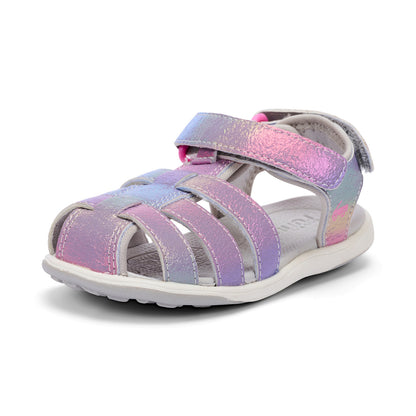 See Kai Run - Paley II Fisherman Sandal for Toddlers, Rainbow Multi, 10