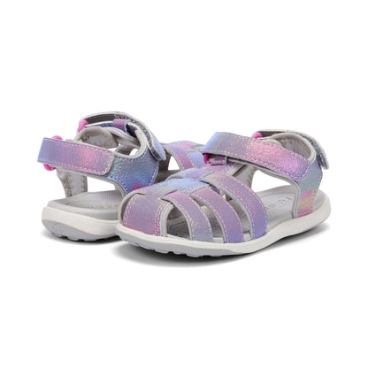 See Kai Run - Paley II Fisherman Sandal for Toddlers, Rainbow Multi, 6