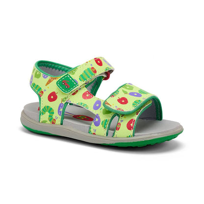 See Kai Run - Jetty III Sandal for Toddlers, Green/The Very Hungry Caterpillar‚Ñ¢, 5
