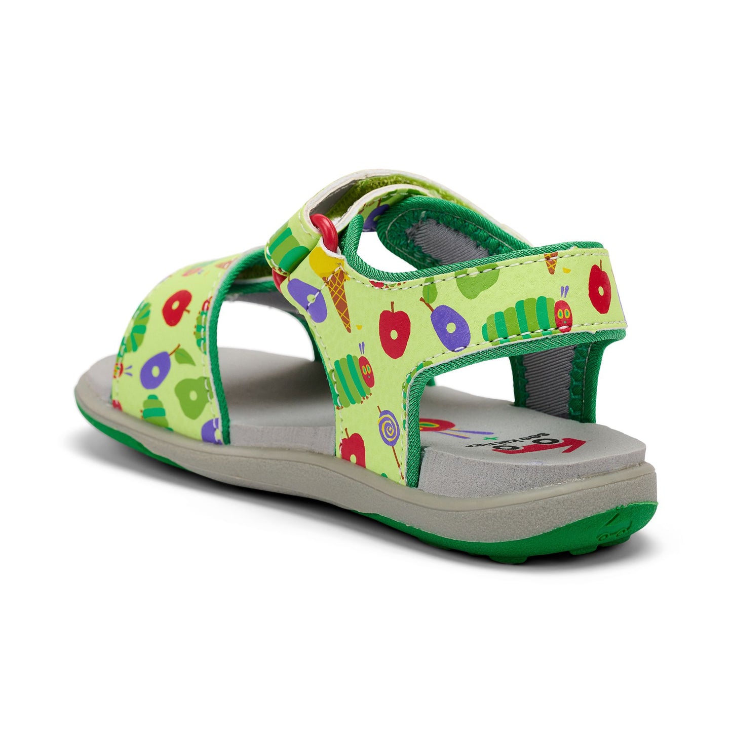 See Kai Run - Jetty III Sandal for Toddlers, Green/The Very Hungry Caterpillar‚Ñ¢, 5