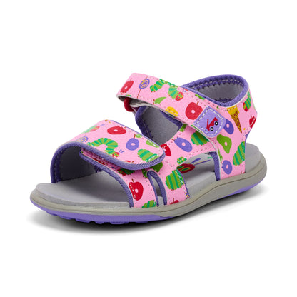 See Kai Run - Jetty III  Sandal for Toddlers, Pink/The Very Hungry Caterpillar‚Ñ¢, 6