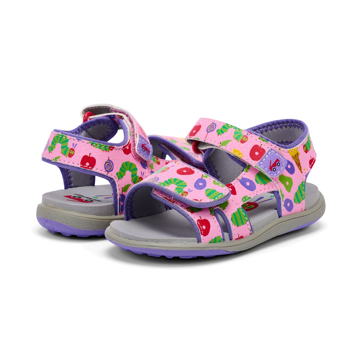 See Kai Run - Jetty III  Sandal for Toddlers, Pink/The Very Hungry Caterpillar‚Ñ¢, 9