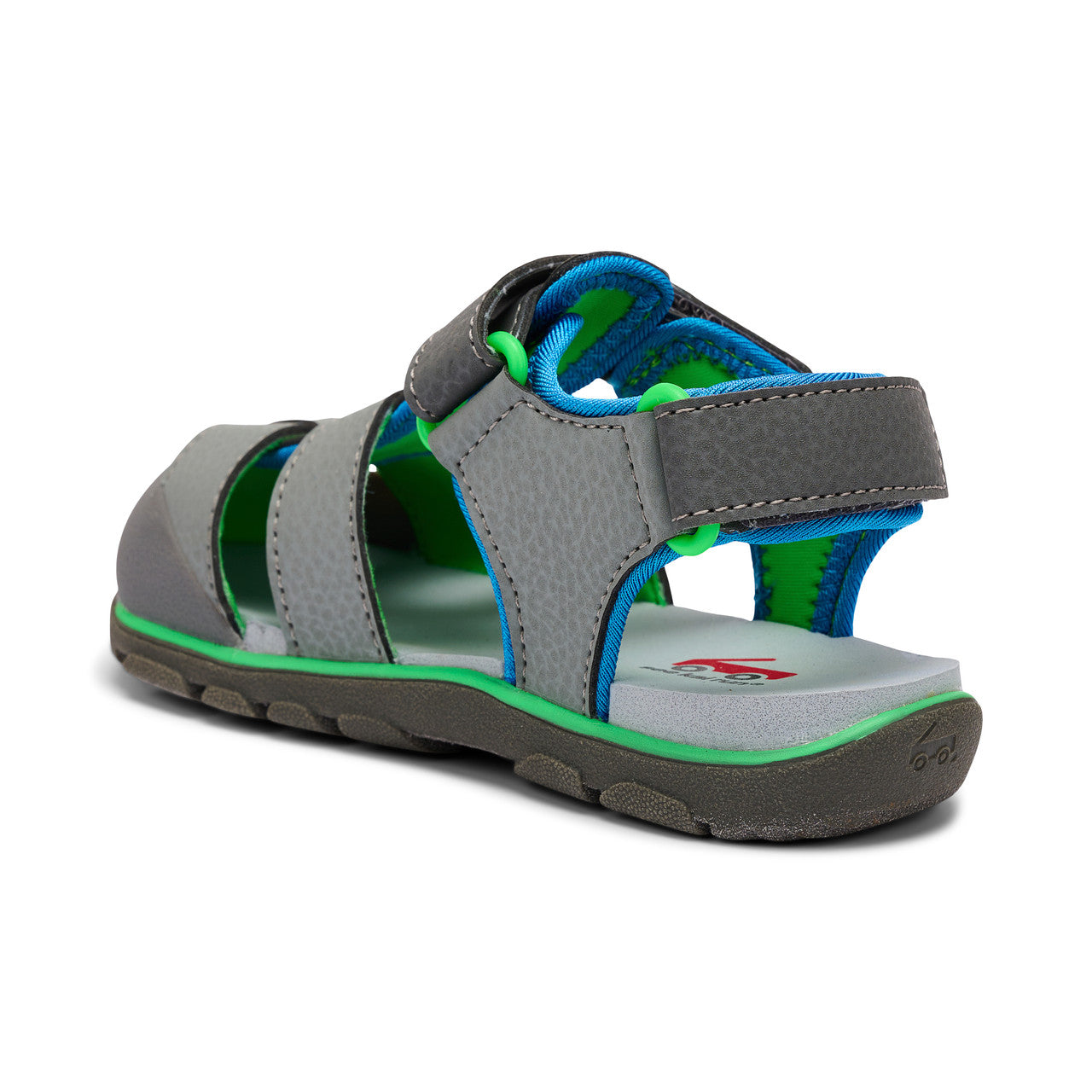 See Kai Run - Wilder Sport Sandal for Toddlers, Gray, 8