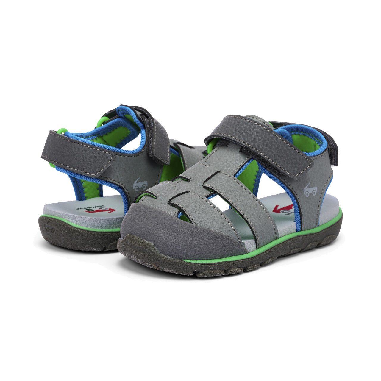 See Kai Run - Wilder Sport Sandal for Toddlers, Gray, 9