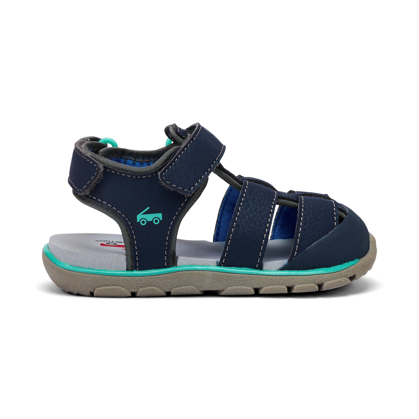 See Kai Run - Wilder Sport Sandal for Toddlers, Navy, 4