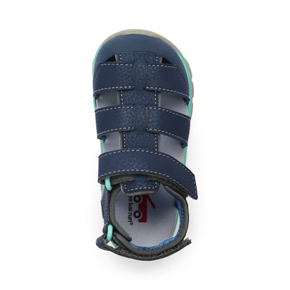 See Kai Run - Wilder Sport Sandal for Little Kids, Navy, 1Y