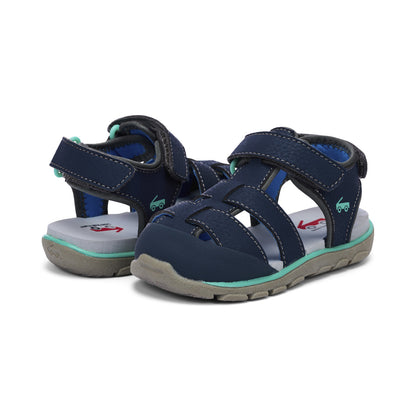 See Kai Run - Wilder Sport Sandal for Little Kids, Navy, 1Y