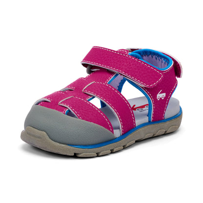 See Kai Run - Wilder Sport Sandal for Little Kids, Berry, 2Y