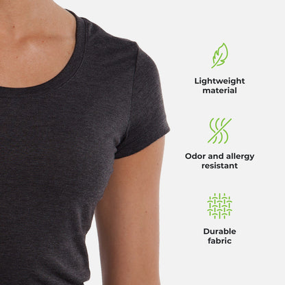 Cariloha Bamboo Racer Tank - Soft Basic Tank Top for Women - X-Small - Charcoal