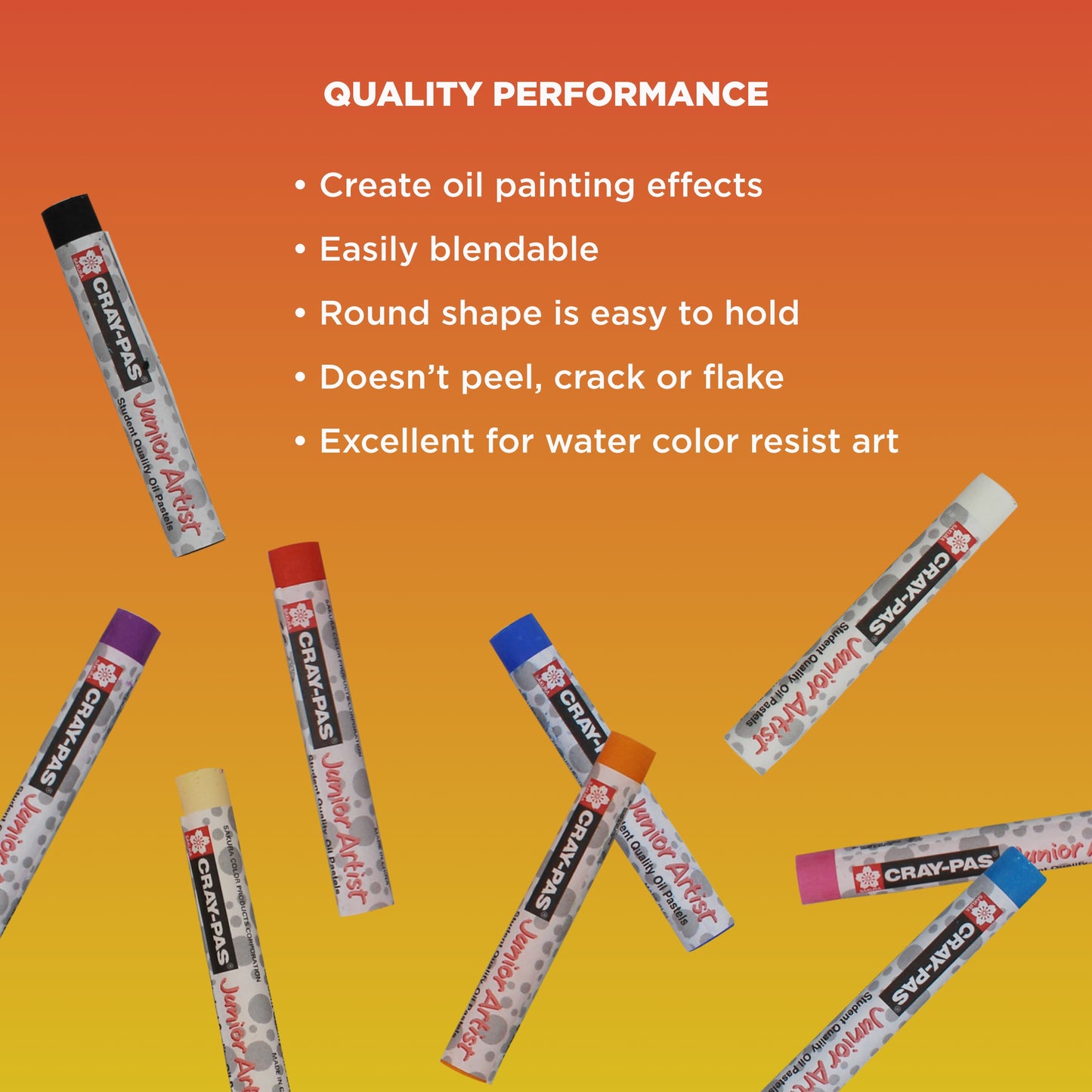 Sakura Cray-Pas Junior Artist Oil Pastel Colorpack, 432 Pc, Colors May Vary, Count