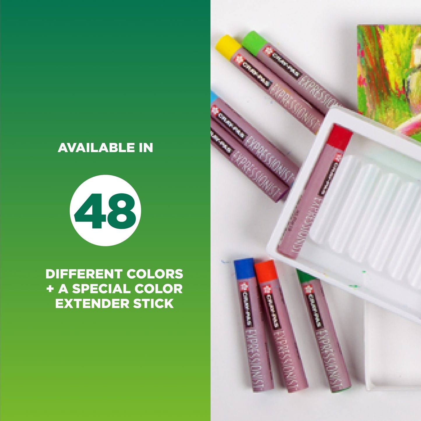 Sakura Expressionist, 50 Piece Set, Multicolor, Count
