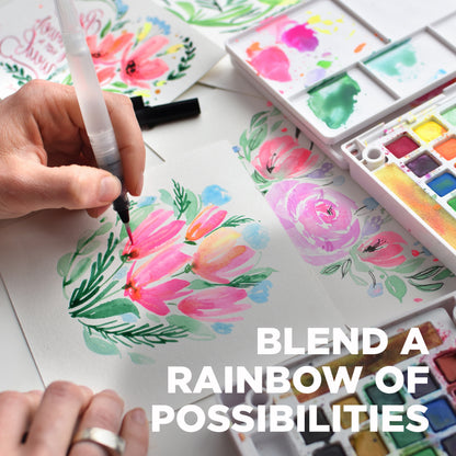 Sakura Pocket Set Koi Watercolor Kit, 24 Colors Count