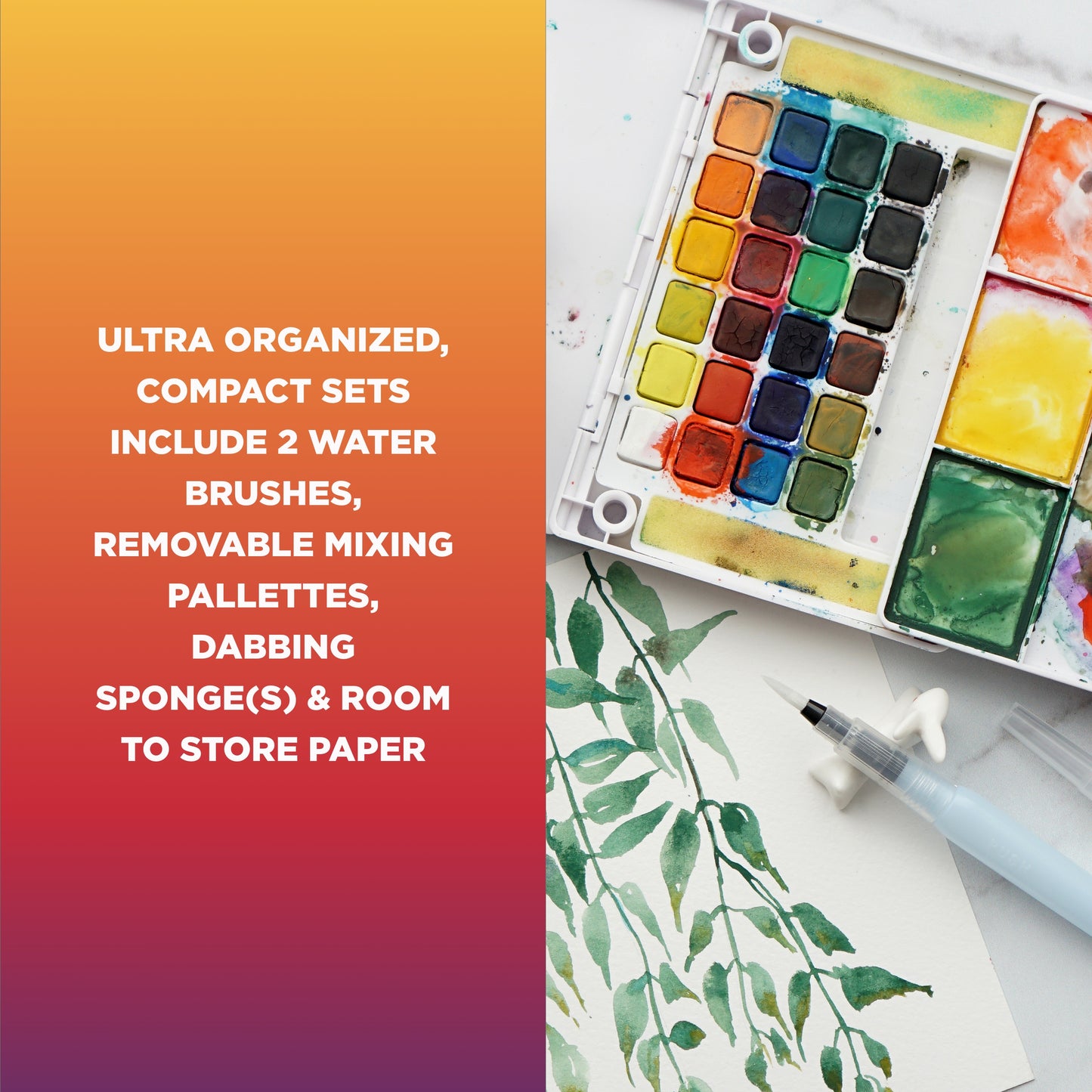 Sakura Studio Set Koi Watercolor Kit, 60", Assorted