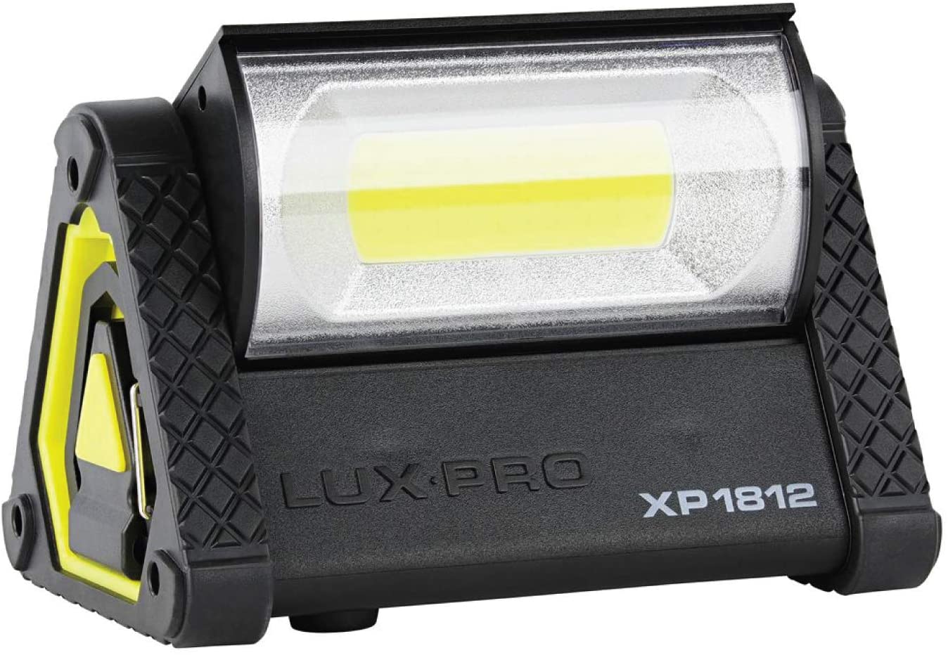 LUXPRO Pro Series 1050 Lumen Directional Pivoting Work Light - Battery Powered Work Light for Up to 35 Hours of Use - Portable Light for Camping, Garage, and More