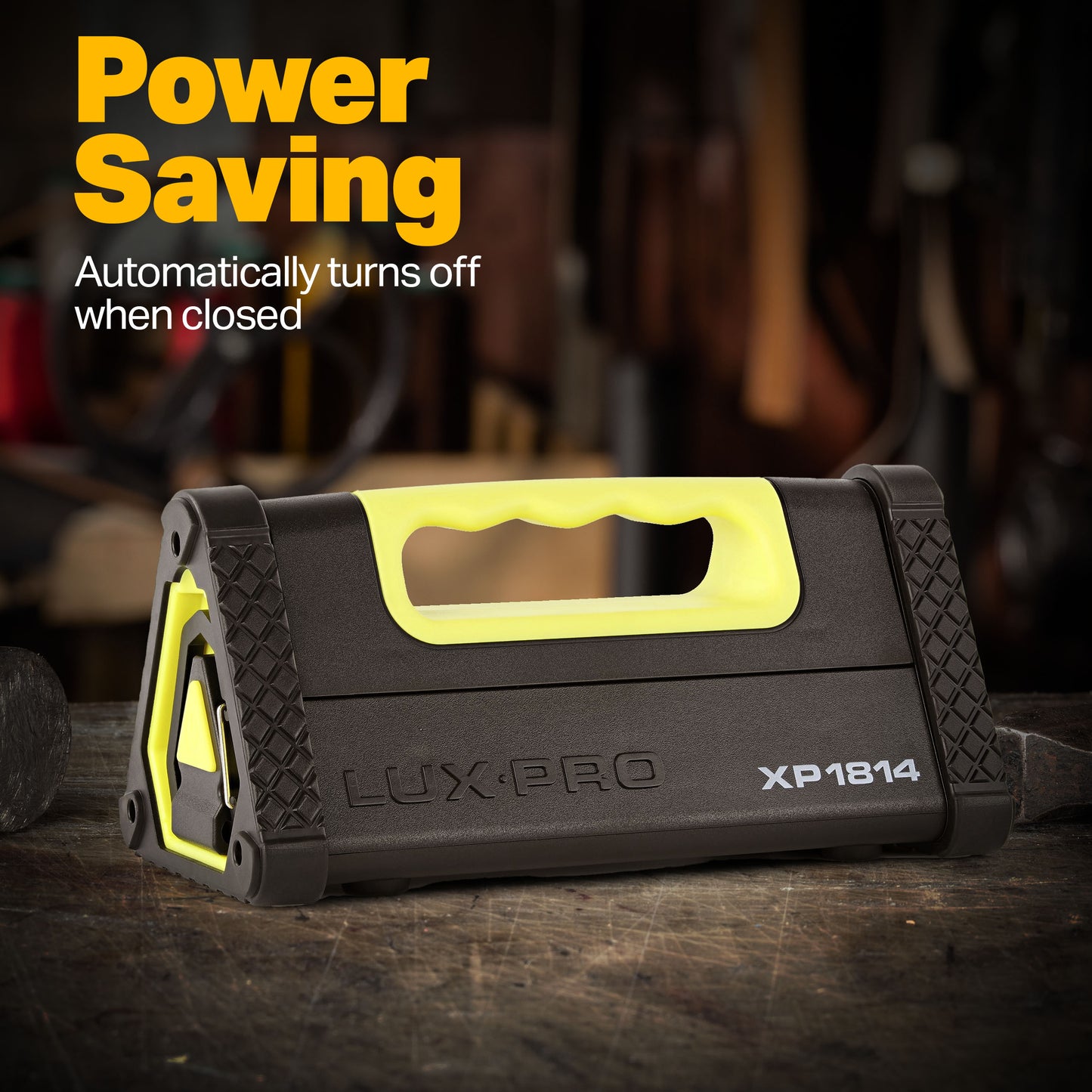 LUXPRO Pro Series 1300 Lumen Directional Pivoting Work Light - Battery Powered Work Light for Up to 40 Hours of Use - Portable Light for Camping, Garage, and More