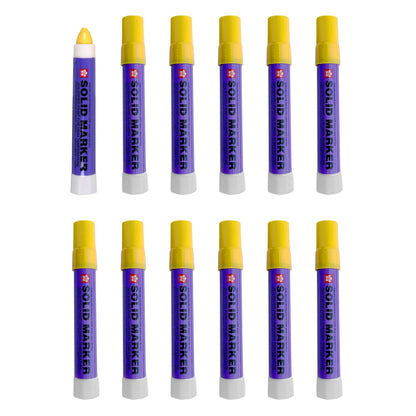 SAKURA - XSC-3 Sakura Solidified Paint Solid Marker, Yellow (Box of 12)