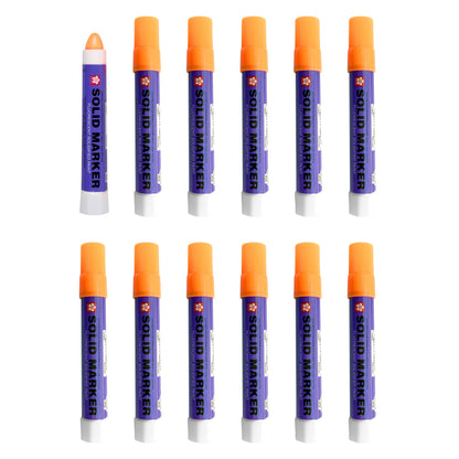 SAKURA - XSC-305 Sakura Solidified Paint Solid Marker, Fluorescent Orange (Box of 12)