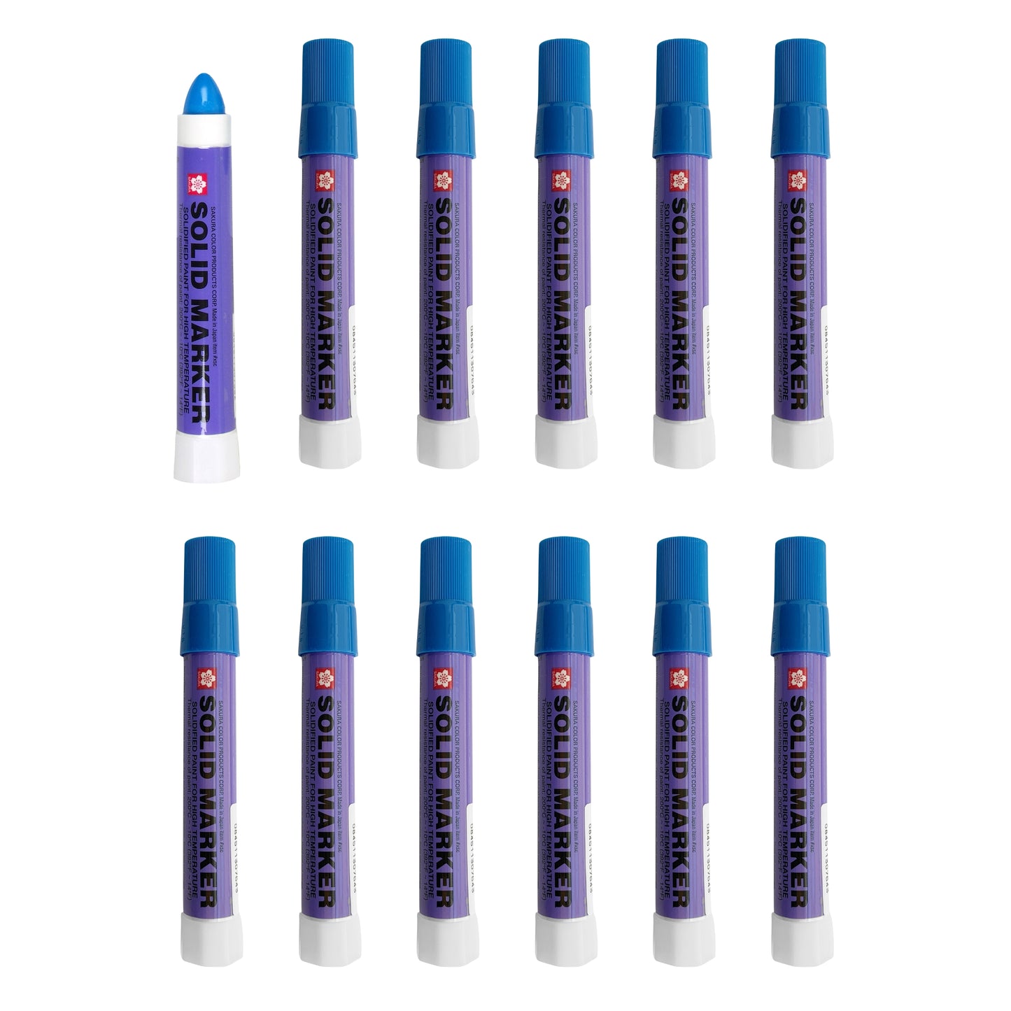 SAKURA - XSC-36 Sakura Solidified Paint Solid Marker, Blue (Box of 12)