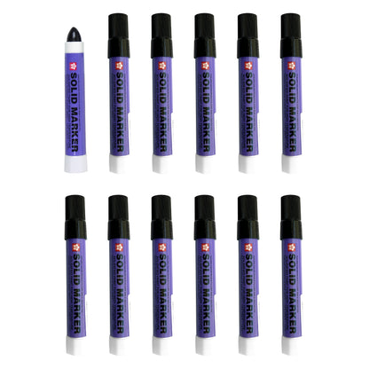 SAKURA - XSC-49 Sakura Solidified Paint Solid Marker, Black (Box of 12)